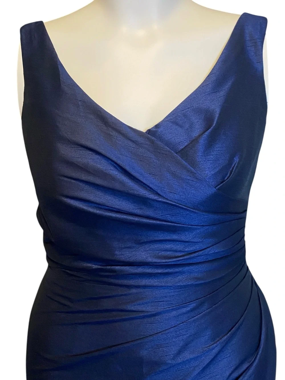 Alfred Sung Dark Blue Evening Dress Women’s Size 10 - Picture 6 of 15